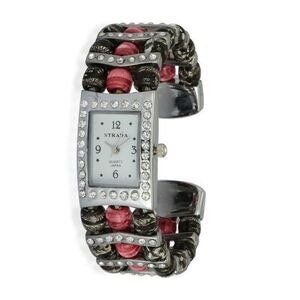 4 FOR $20 STRADA Watch Cuff Austrian Crystal